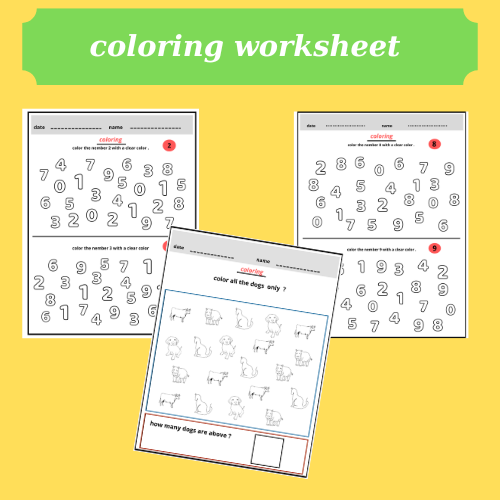 preschool math - the P W .
