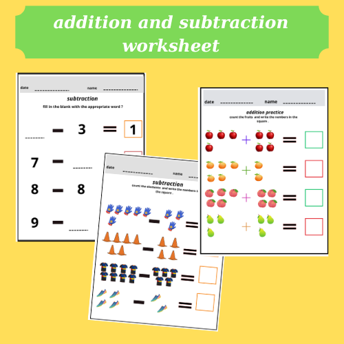 preschool math - the P W .