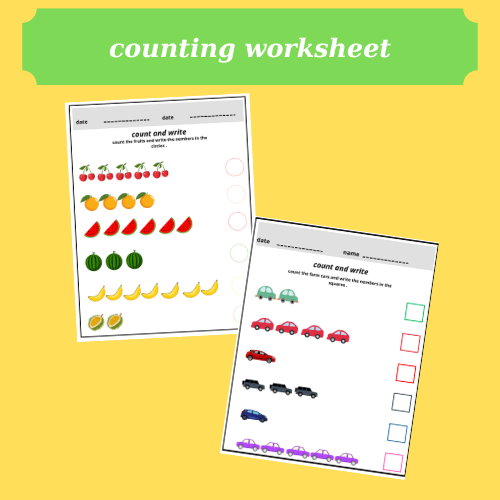 preschool math - the P W .